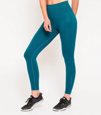 teal workout leggings