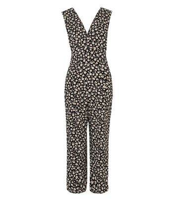 black daisy overalls