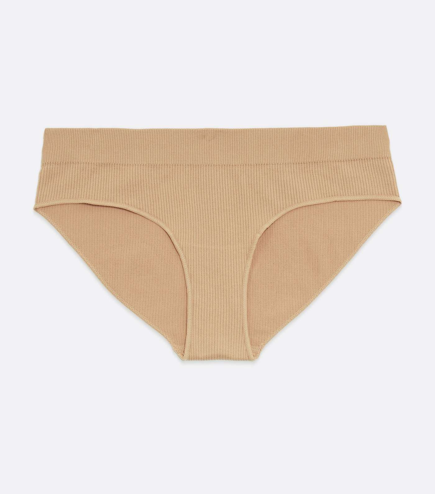 Mink Ribbed Seamless Briefs Image 5