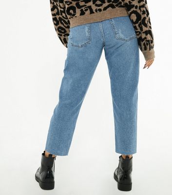 petite blue ripped jeans