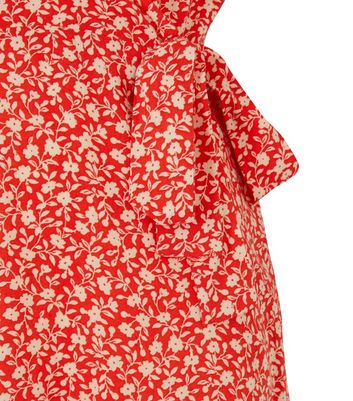 new look red floral jumpsuit