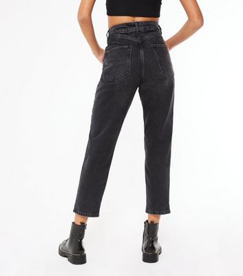 black waist enhance tori mom jeans