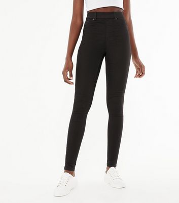 Tall Black Stretch Lift Shape Emilee Jeggings New Look
