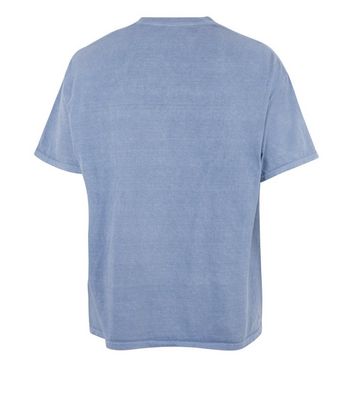 Image of Bright Blue Cities Slogan T-Shirt New Look