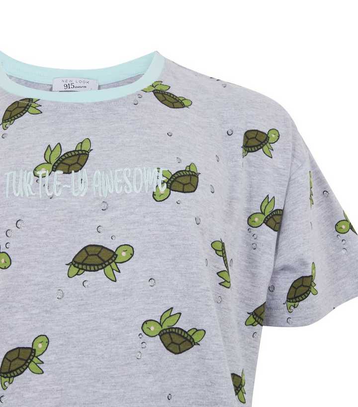 Turtle Pyjama Set Sage Green Stay Warm Women Nightwear – Turtle