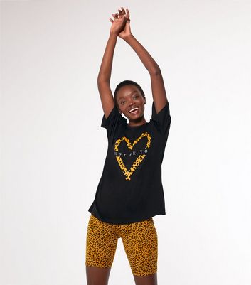 Heart Cycling Shorts Pyjama Set 