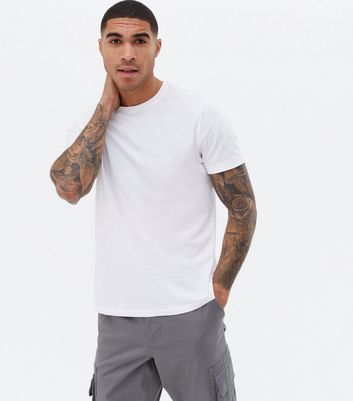 White Plain Short Sleeve T-Shirt | New Look