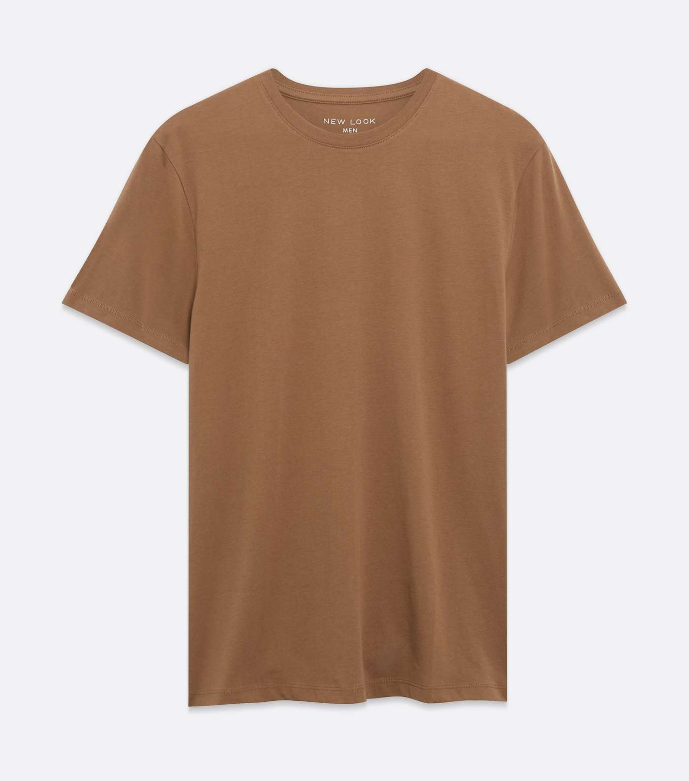Camel Plain Short Sleeve T-Shirt  Image 5