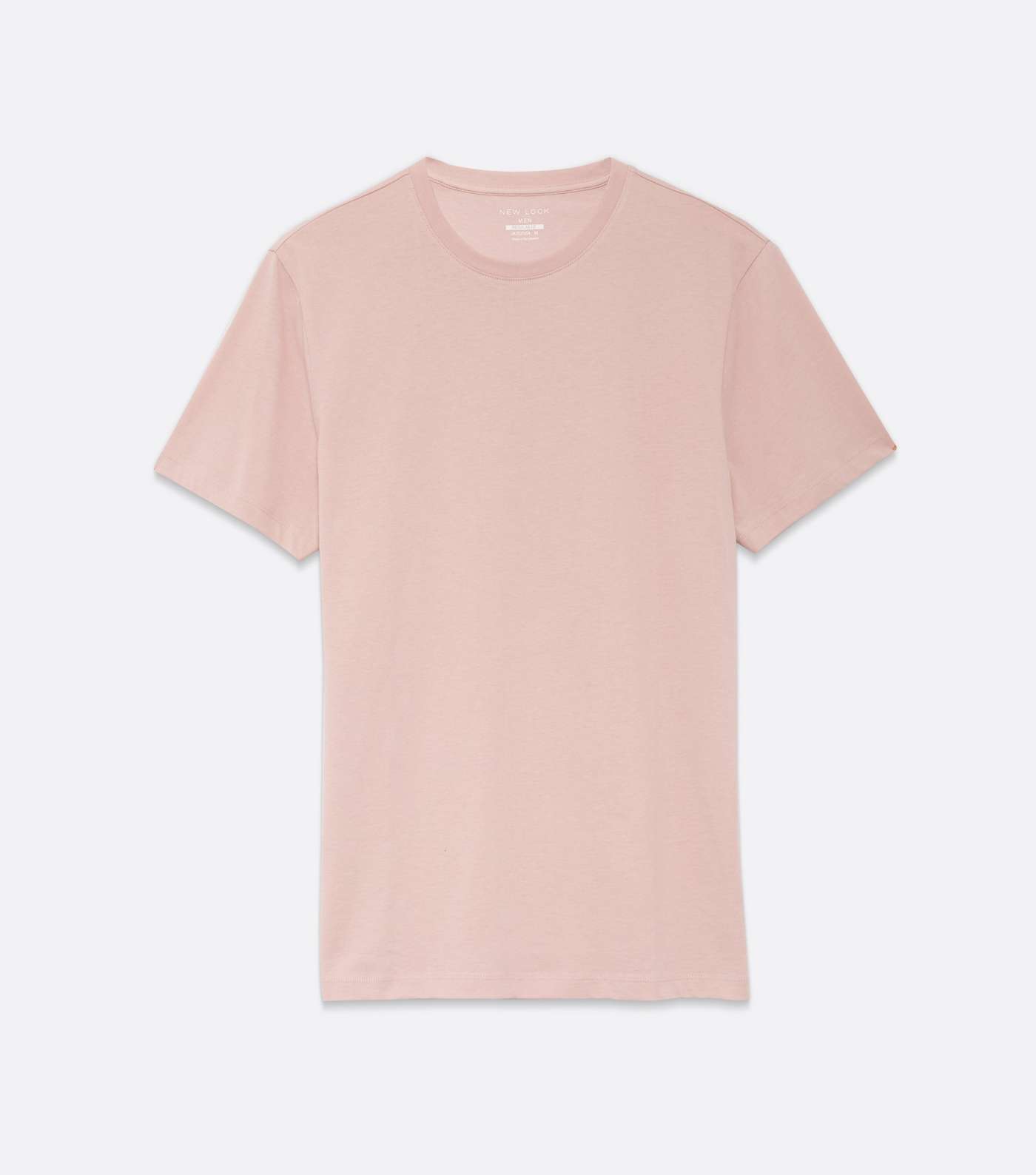 Pink Plain Short Sleeve T-Shirt  Image 5