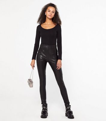 discount 80% WOMEN FASHION Trousers Leatherette Black L Calzedonia Leggings 
