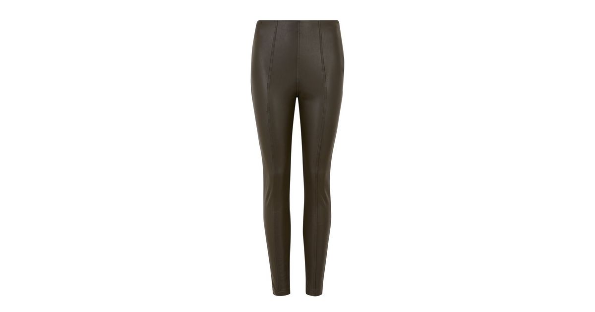 Khaki Leather Leggings New Looking  International Society of Precision  Agriculture