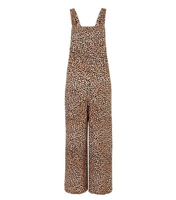 leopard print playsuit new look