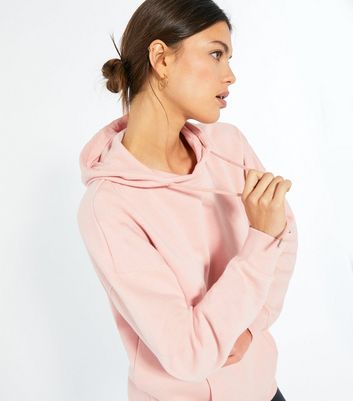 Pale Pink Oversized Hoodie New Look