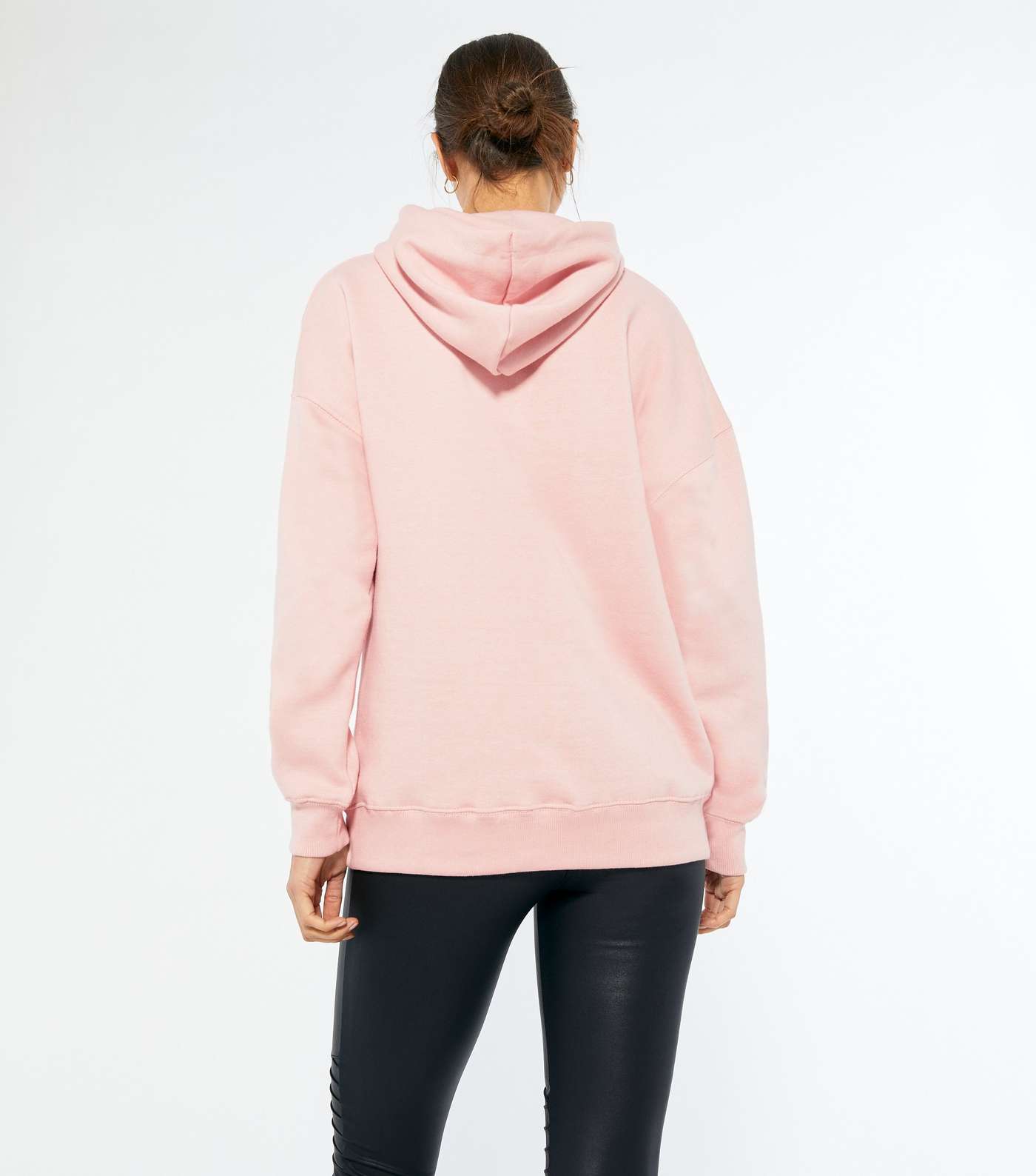 Pale Pink Oversized Hoodie  Image 4