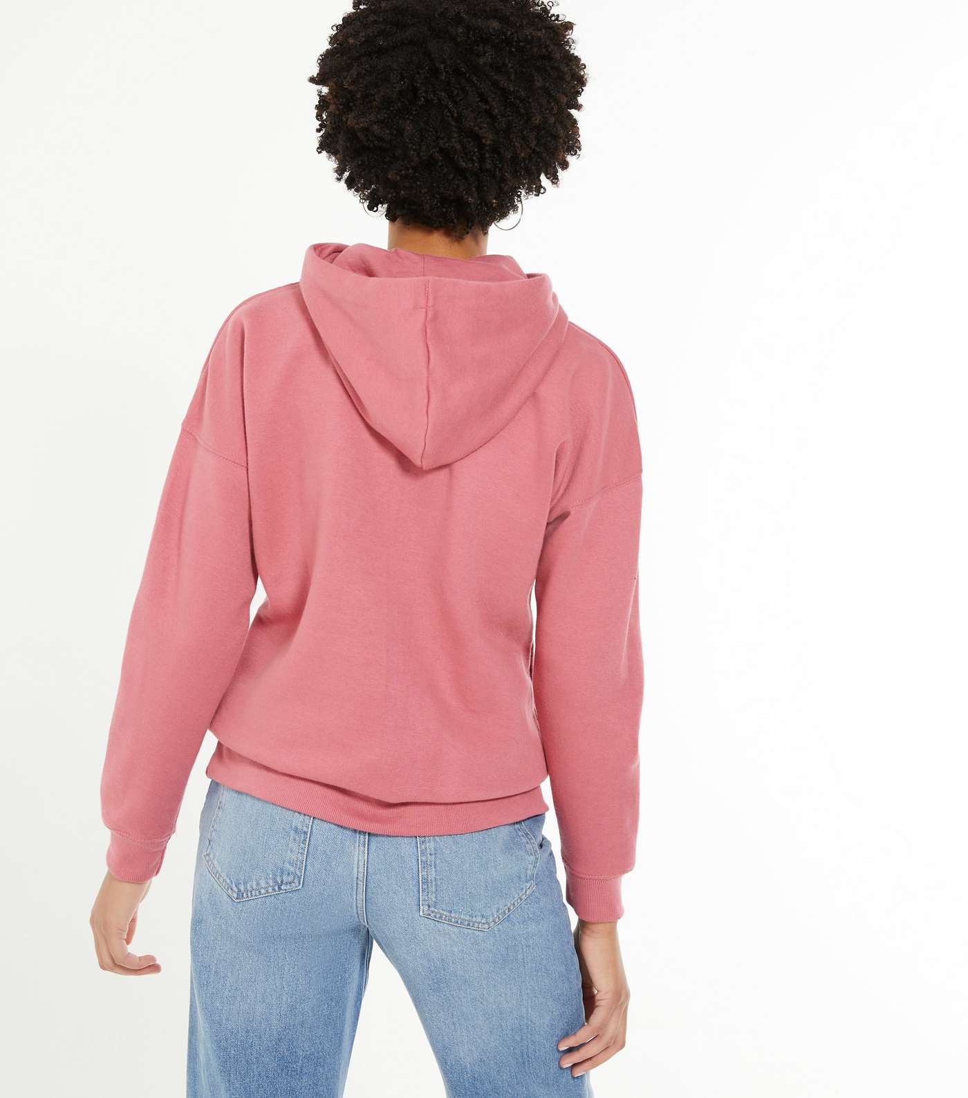 Bright Pink Oversized Hoodie  Image 4