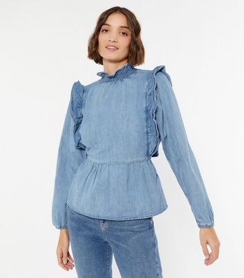 new look denim top