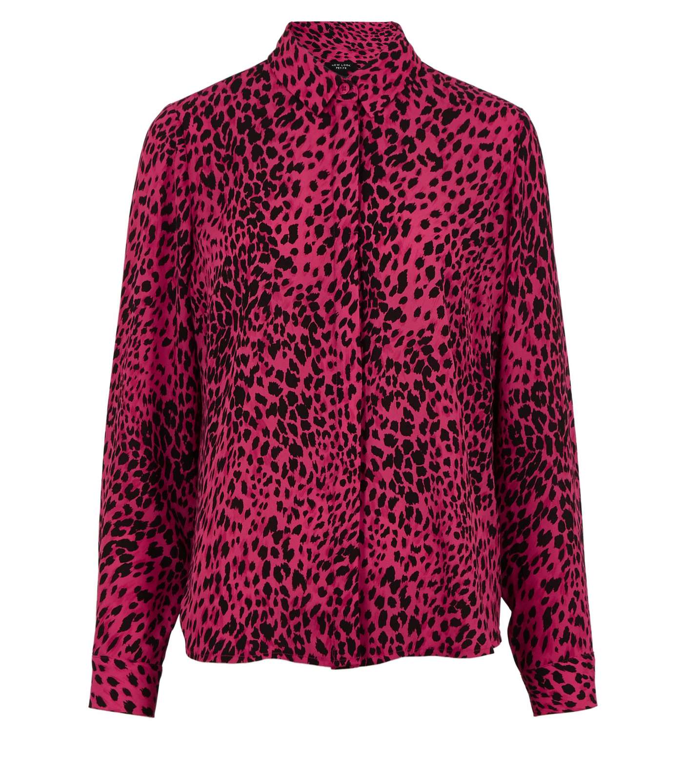 Petite Pink Leopard Print Shirt Image 5