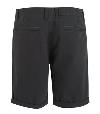 dark grey chino shorts
