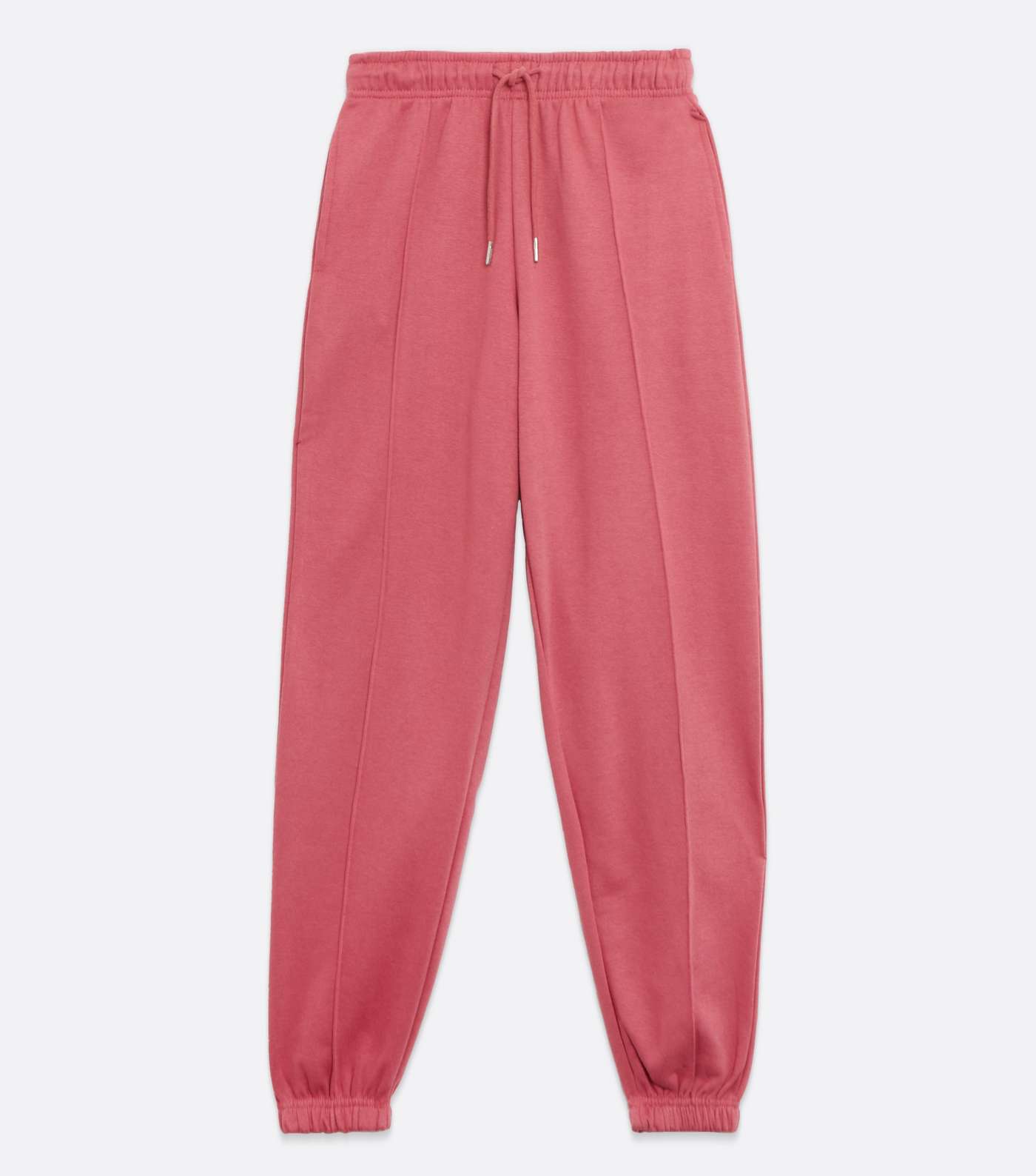 Deep Pink Seam Front Cuffed Joggers Image 5
