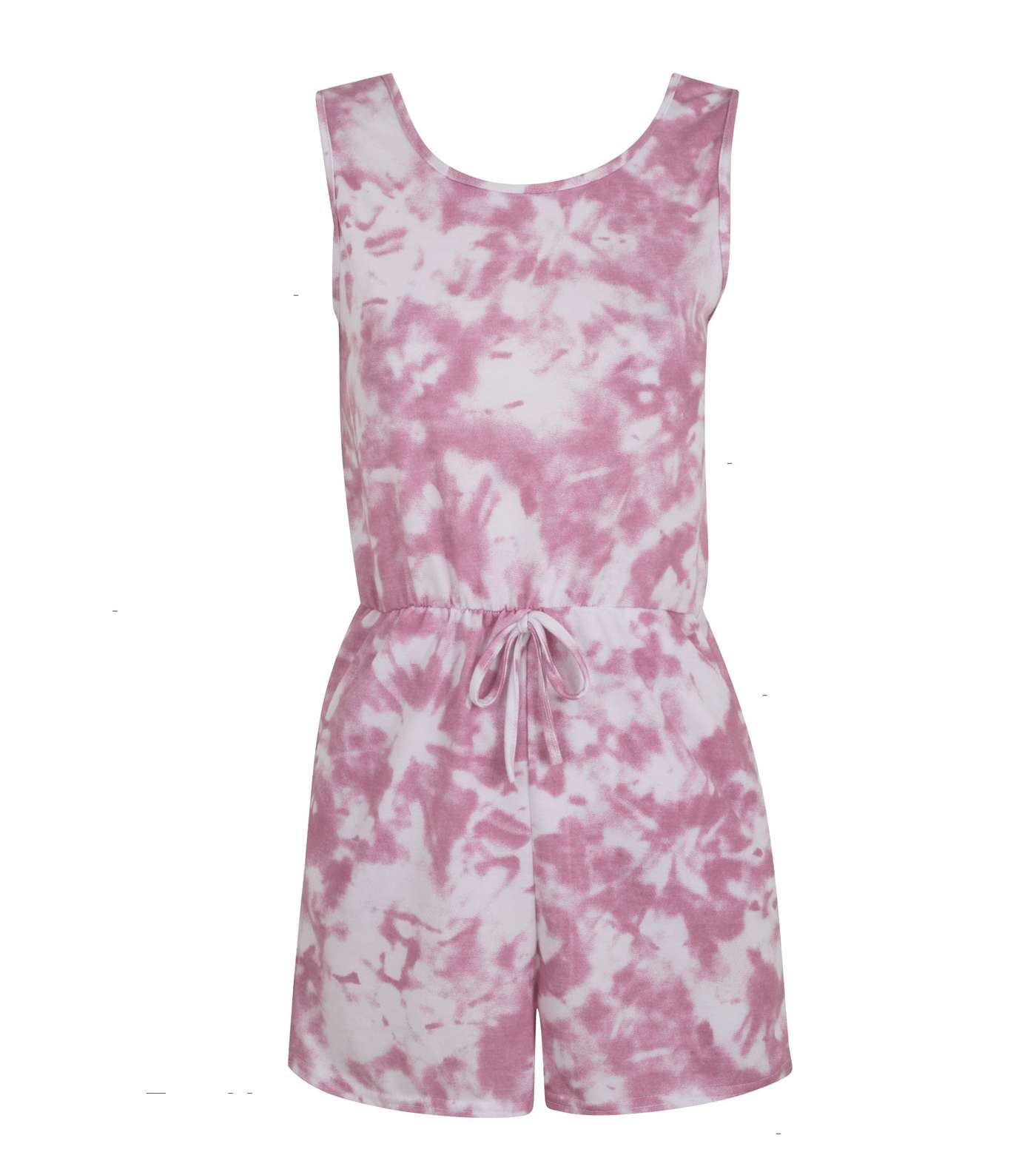 Cameo Rose Pink Tie Dye  Jersey Playsuit