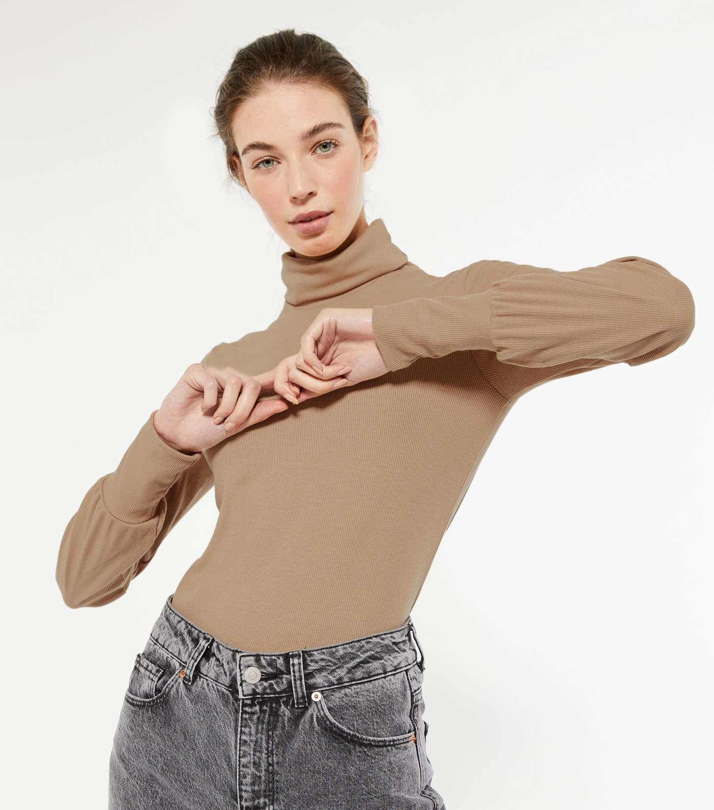 Camel Roll Neck Top 