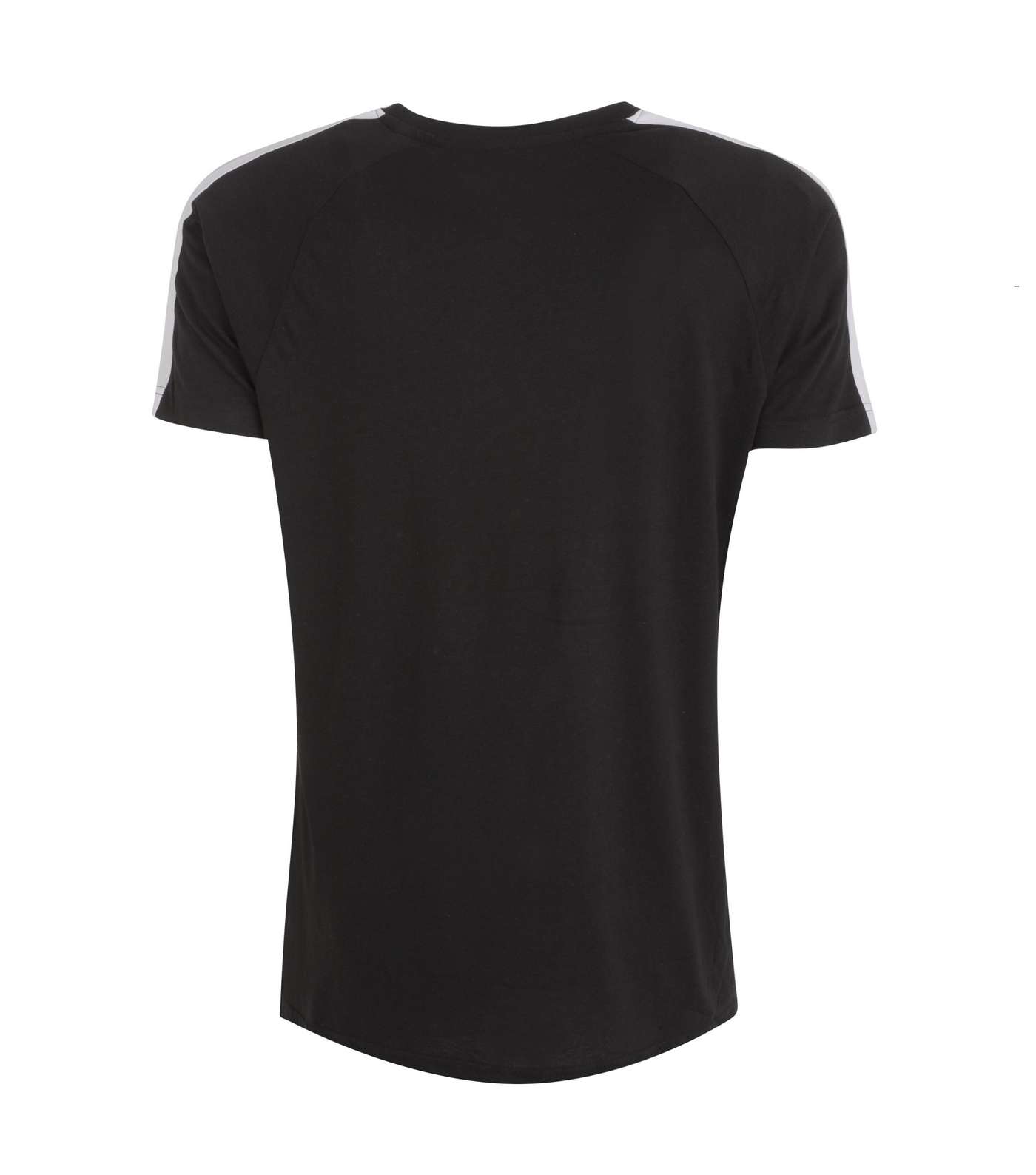 Black Tape Stripe Sleeve T-Shirt Image 2