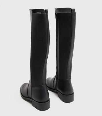 new look black knee high boots