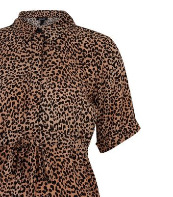 new look maternity leopard print dress