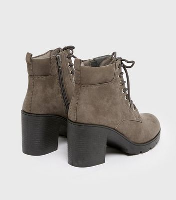 grey suede boots new look