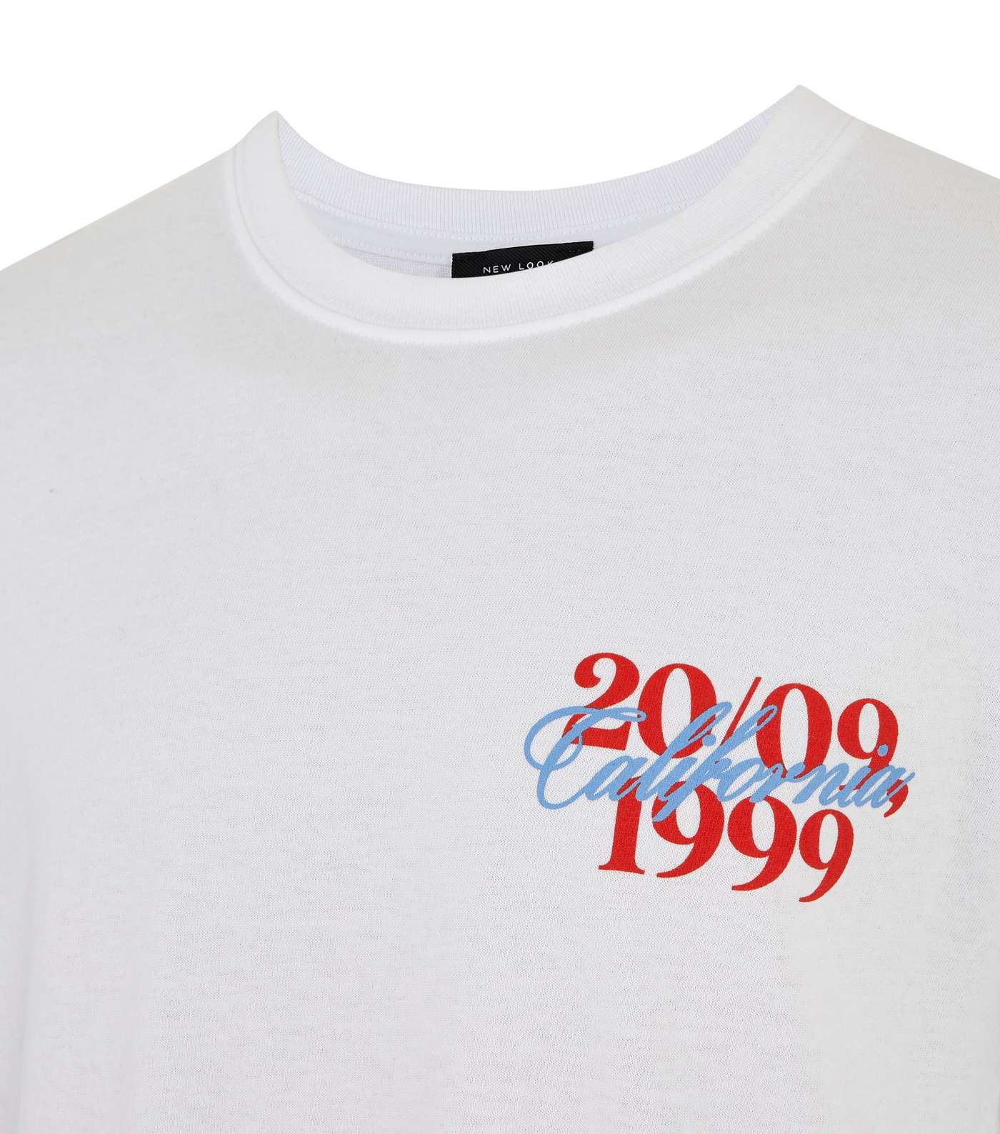 White California 1999 Slogan T-Shirt Image 3