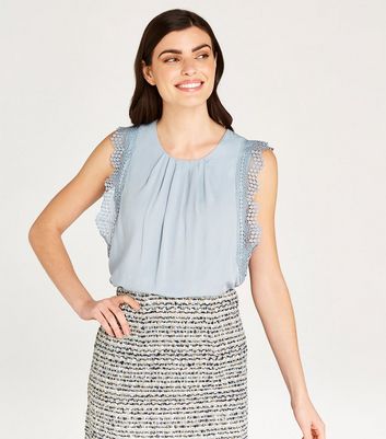 new look sleeveless blouse