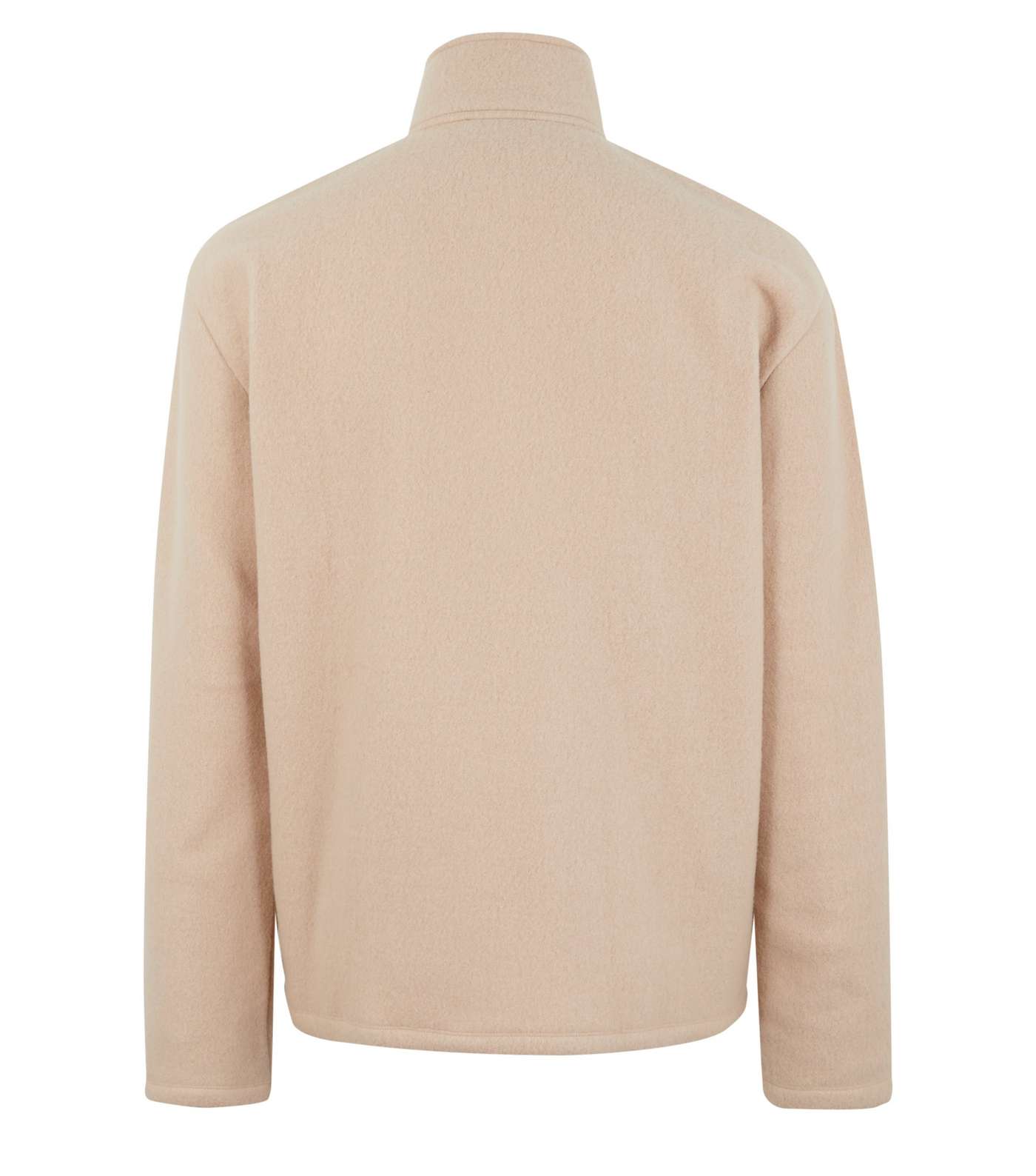 Stone Fleece Zip Neck Long Sleeve Sweatshirt Image 2