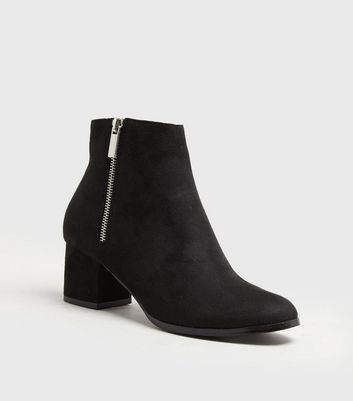 girls black ankle boots