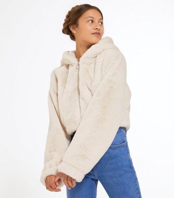 New Look Girls Faux Fur Coat Flash Sales | bellvalefarms.com