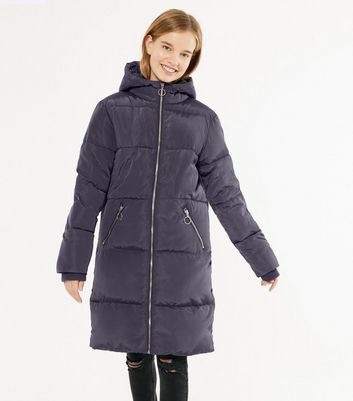girls long puffer