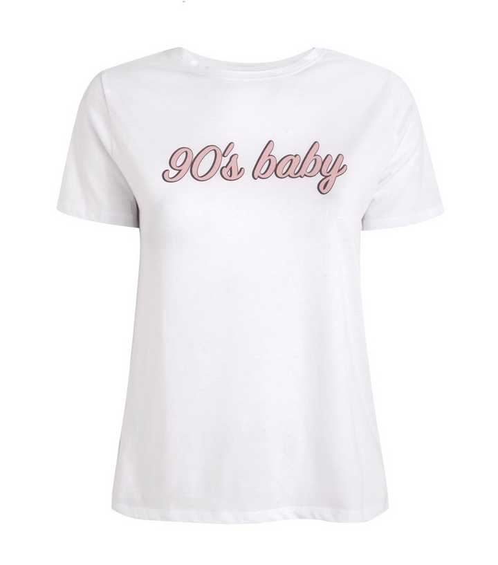 new look white slogan t shirts