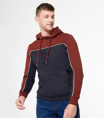 Dark red sale hoodie mens