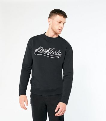 Blue New York Appliqué Logo Sweatshirt 