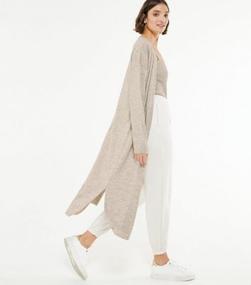 cream maxi cardigan