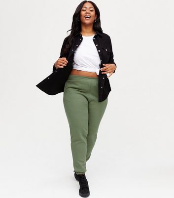 new look green joggers