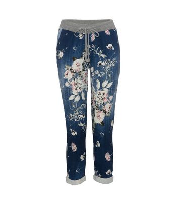 womens floral joggers