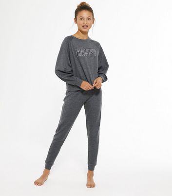 dark grey jogger set