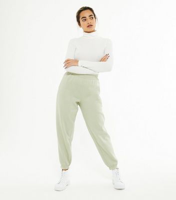 new look green joggers