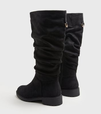 wide fit slouch boots