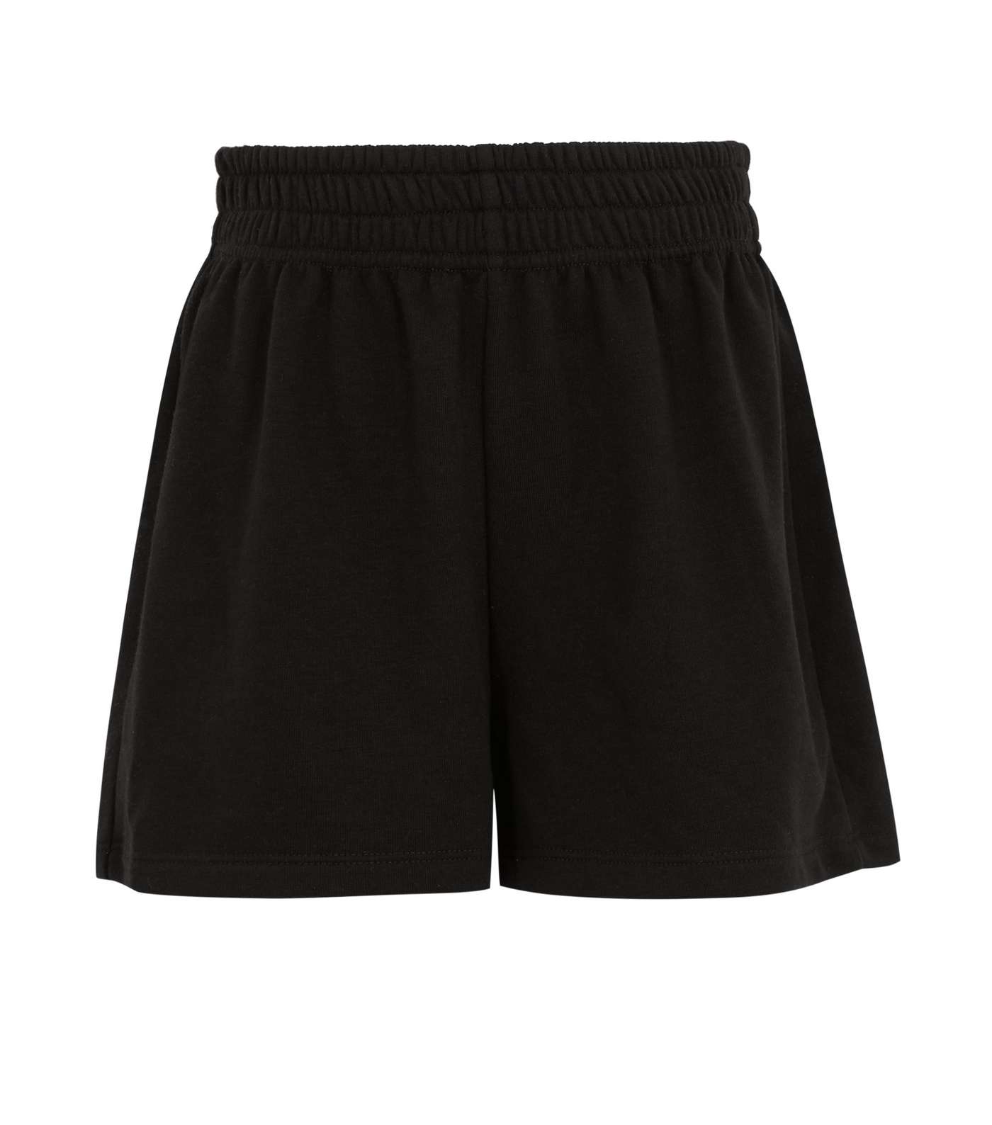 Girls Black Jersey Shorts