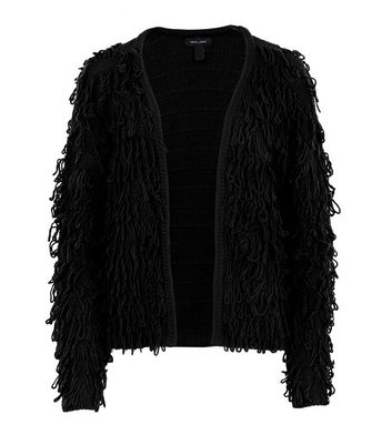 Black shop loop cardigan