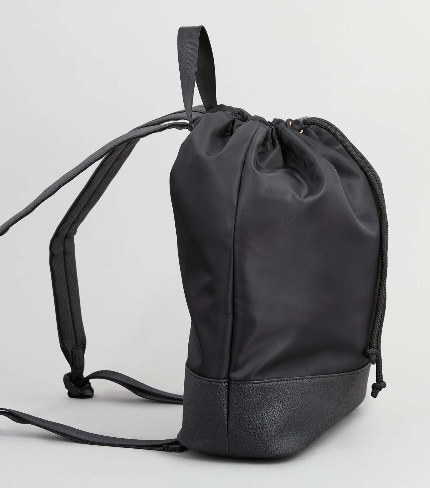 Black Drawstring Backpack  Image 2