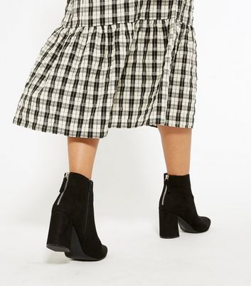 new look ankle boots wide fit