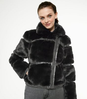 New look pelted outlet fur coat