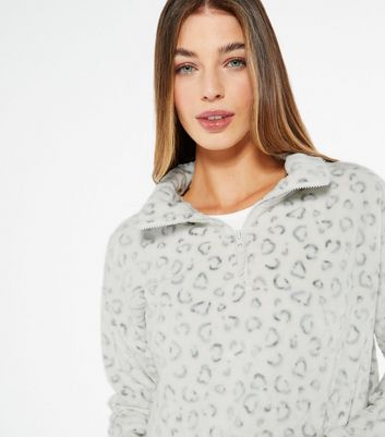 fleece lounge hoodie
